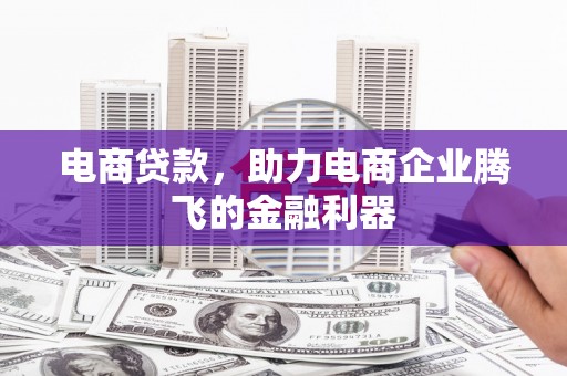林周电商贷款，助力电商企业腾飞的金融利器
