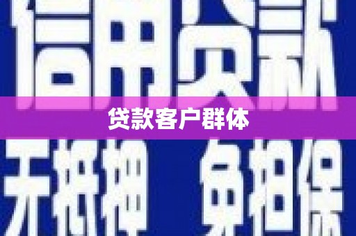 林周贷款客户群体
