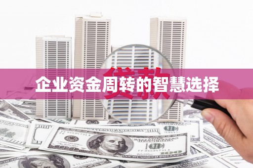 林周企业资金周转的智慧选择