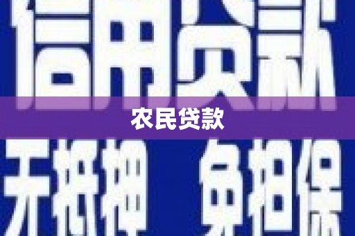 林周农民贷款