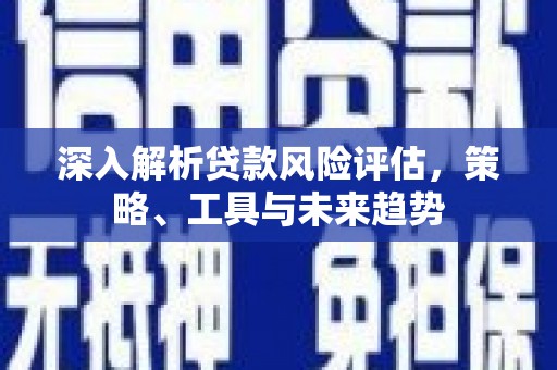 林周深入解析贷款风险评估，策略、工具与未来趋势
