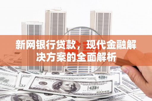 林周新网银行贷款，现代金融解决方案的全面解析