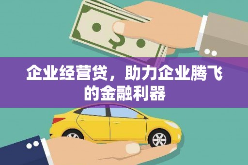 林周企业经营贷，助力企业腾飞的金融利器