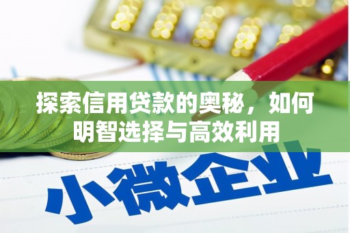 林周探索信用贷款的奥秘，如何明智选择与高效利用