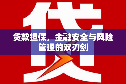 林周贷款担保，金融安全与风险管理的双刃剑