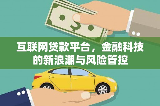 林周互联网贷款平台，金融科技的新浪潮与风险管控