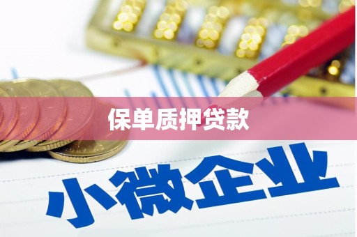 林周保单质押贷款