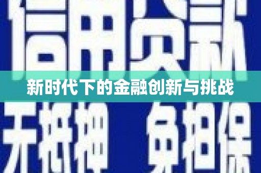 林周新时代下的金融创新与挑战
