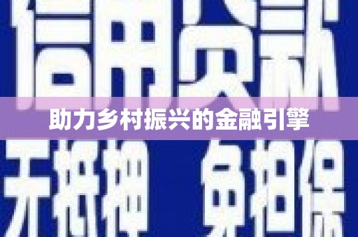 林周助力乡村振兴的金融引擎